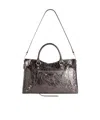 Balenciaga Le City Medium Top Handle Bag In Steel Gray
