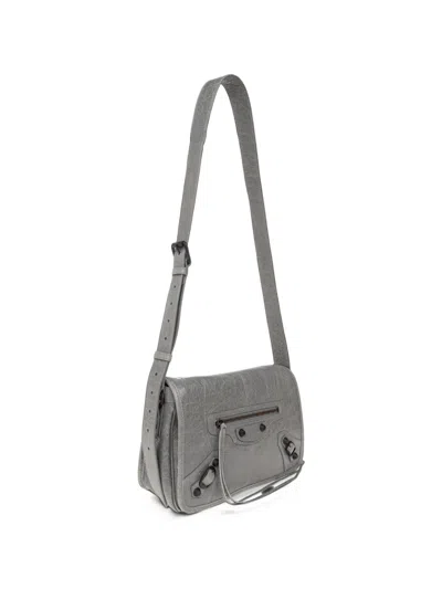 Balenciaga Le City Messenger Bag In Gray