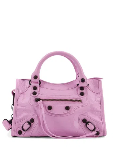 Balenciaga Pink Le City Mini Satchel