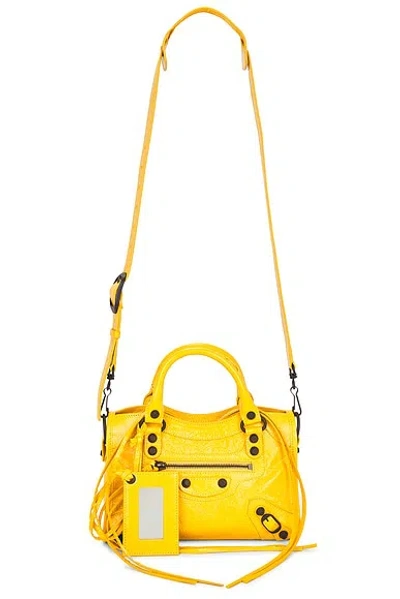 Balenciaga Le City Mini Bag In Yellow
