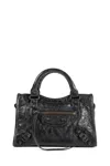 Balenciaga Le City Mini Tote Bag Black Women In Black