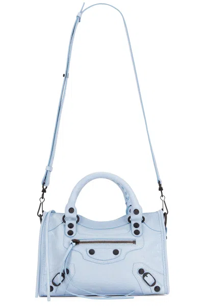 Balenciaga Le City Mini Bag In Blue