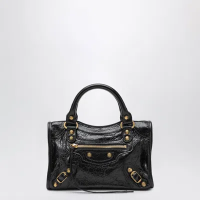Balenciaga Le City Mini Bag In Black Lambskin