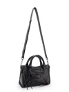 Balenciaga Black Leather Mini Le City Handbag