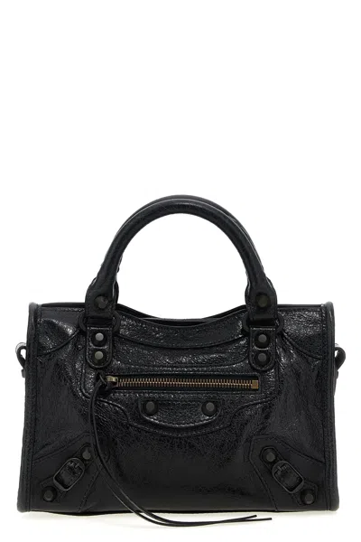Balenciaga 'le City Mini' Handbag In Black