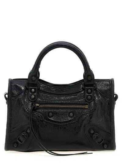 Balenciaga Le City Mini Handbag In Black