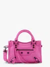 Balenciaga Nano Le Cagole Leather Duffle Crossbody Bag