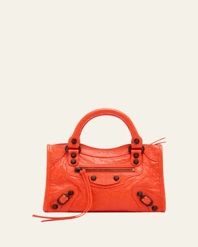 Balenciaga Le City Mini Leather Top-handle Bag