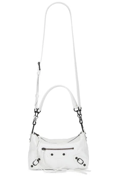 Balenciaga Le City Mini Moto Bag In White