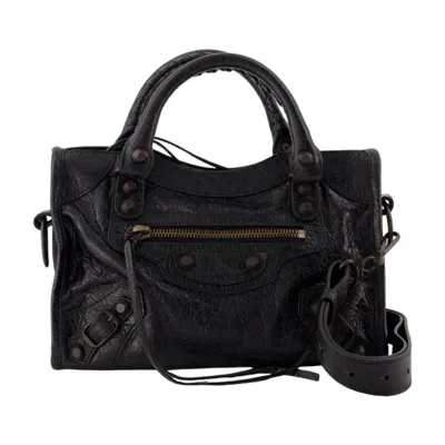 Balenciaga Le City Mini Purse In Black