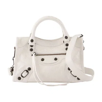 Balenciaga Le City Mini Purse In White