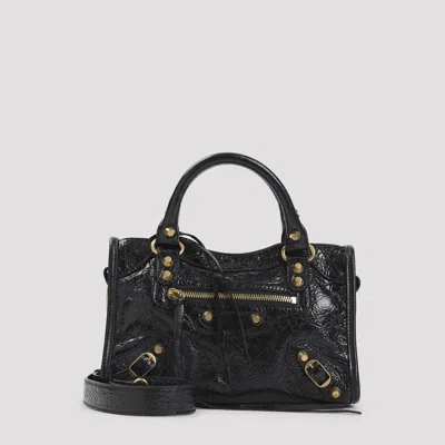 Balenciaga Le City Mini Shoulder Bag In Black