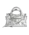 Balenciaga Women's Le City Mini Bag  In Silver In Gray
