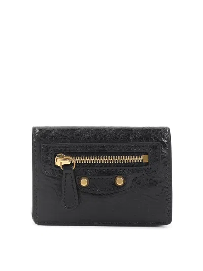 Balenciaga Le City Mini Wallet In Black