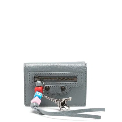 Balenciaga Le City Mini Wallet In Green