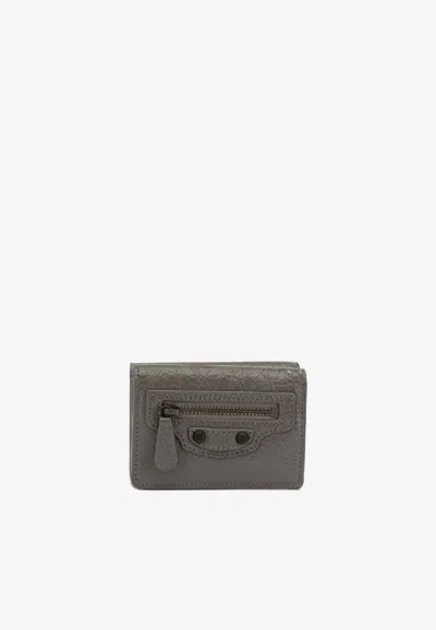Balenciaga Le City Mini Wallet In Red