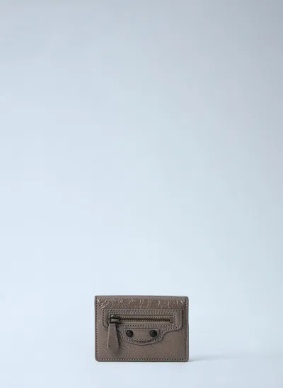 Balenciaga Le City Mini Wallet In Gray