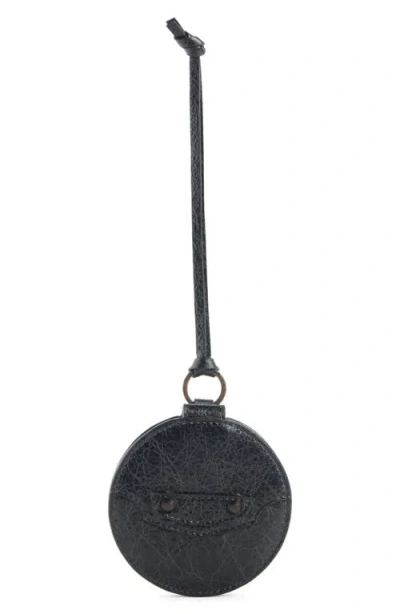 Balenciaga Le City Mirror Bag Charm In Black