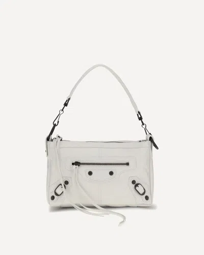 Balenciaga Le City Moto Mini Handbag In Blue