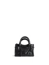 Balenciaga Nano Leather Le City Top-handle Bag In Black