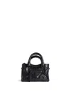 Balenciaga Nano Leather Le City Top-handle Bag In Black