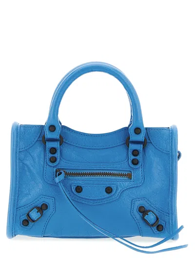 Balenciaga Light Blue Le City Nano Satchel