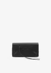 Balenciaga Le City Nappa Leather Clutch Bag In Black