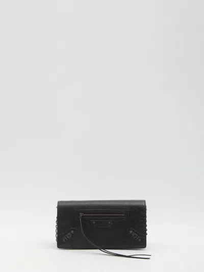 Balenciaga Le City Pochette In Black