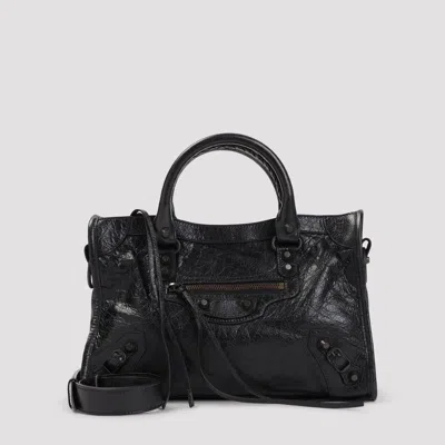 Balenciaga Le City S Mini Handbag 29cm X 19cm X 10cm In Black