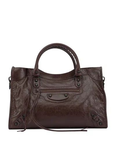 Balenciaga "le City" Shoulder Bag In Red