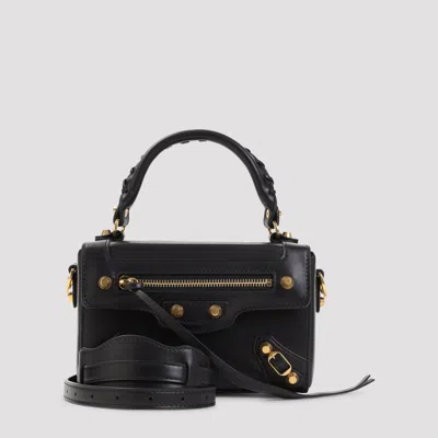 Balenciaga Le City Sleek Box Mini Shoulder Bag 18.5cm In Black