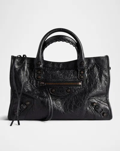 Balenciaga Le City Small Bag In 1000 Black
