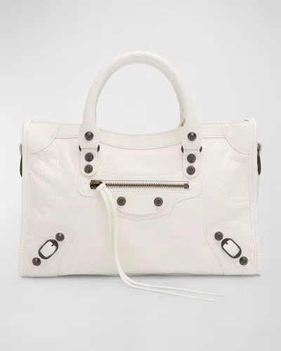 Balenciaga Women's Le City Small Bag In White
