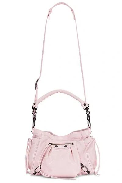 Balenciaga Le City Small Bucket Bag In Petal Pink