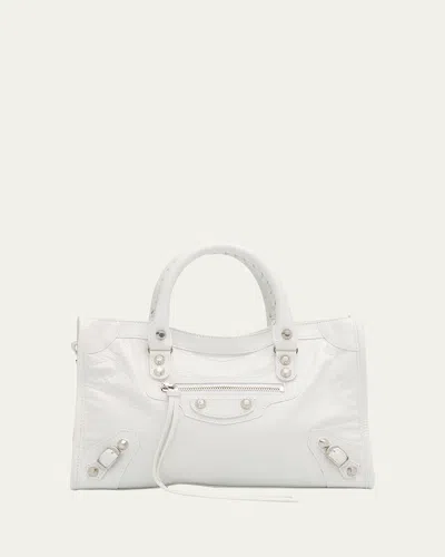 BALENCIAGA LE CITY SMALL LEATHER SHOULDER BAG