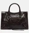 Balenciaga Small Leather Handbag For The City In Brown