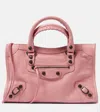 Balenciaga Le City Leather Shoulder Bag In Pink