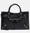 Balenciaga Small Leather Le City Top-handle Bag In Schwarz