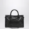 Balenciaga Le City Medium Bag In Arena Lambskin In Black