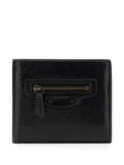 Balenciaga Le City Square Wallet In Black