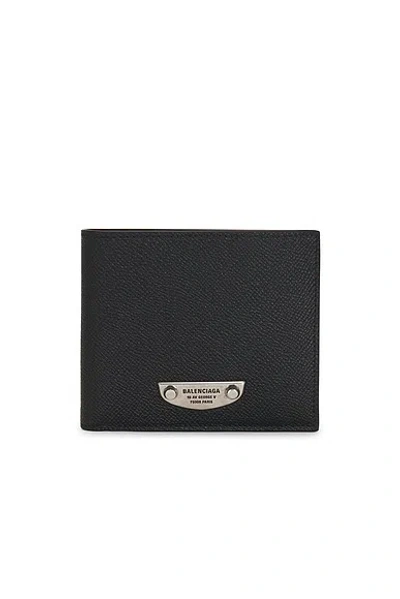Balenciaga Le City Square Wallet In Black