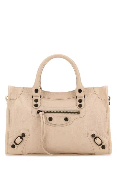 Balenciaga Handbags. In Beige