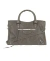Balenciaga Taupe Le City Medium Satchel