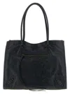 Balenciaga Black Leather Medium Le City Shopping Bag In Black