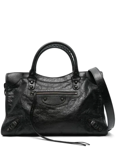 Balenciaga Le City Tote Bag In Black