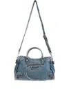 Balenciaga Le City Tote Bag In Blue
