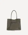 Balenciaga Le City Tote Bag In Green