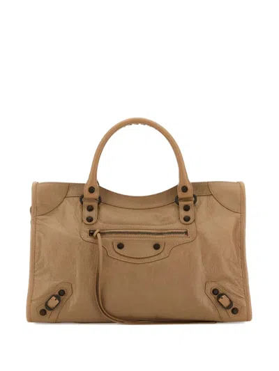 Balenciaga Le City Tote Bag In Neutrals