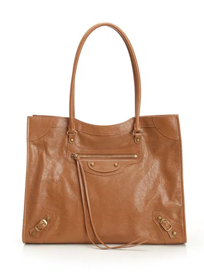 Balenciaga Le City Tote M Handbags Black