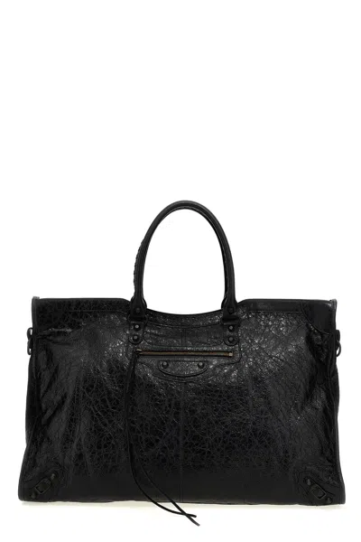 Balenciaga 'le City' Travel Bag In Black